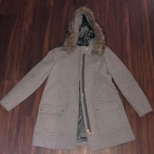 J Crew Factory Petite City Coat